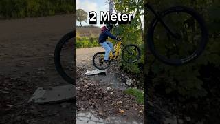 2 Meter Sprung geht schief🤕 mtb jump fail shorts [upl. by Ahsal812]