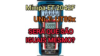 multimetro minipa ET2042F e UNIT UT89X são mesmo iguais [upl. by Julita]