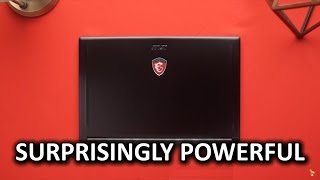 Thin Powerful Gaming Laptop  MSI GS63VR Review [upl. by Ahseinet]