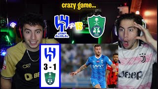 Crazy performance by Al Hilal 🔥 Al Hilal vs Al Ahli highlights  REACTION VIDEO [upl. by Oriana263]