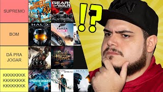 TIER LIST DE JOGOS EXCLUSIVOS DE XBOX ONE  SIDÃO DO GAME [upl. by Nollid481]