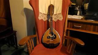 Italian 12string mandolin mandriola by B Garozzo sound sample [upl. by Vaules]