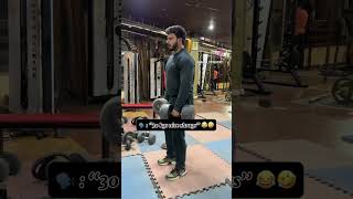 😂 viral gym gymmotivation gymshorts fitness jaishreeram [upl. by Enialem]