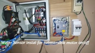 water 💧 sensor automatic onoff submersible motor [upl. by Husein]