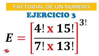 EJERCICIO 3  FACTORIAL [upl. by Ellehciram]