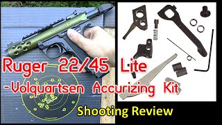 Ruger 2245 Lite Orignal Parts vs Volquartsen Accurizing Kit [upl. by Adnolor]