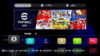 eFootball Pes 2025 PPSSPP Chelito 19 Mod EURO 2024 amp Copa América Faces 4K UPDATE Kits Câmera PS5 [upl. by Hescock]