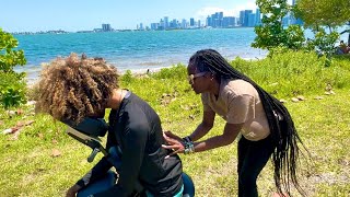 TACTILE ASMR The back scratch whisper can sense an itchy back no matter where she is 😅 [upl. by Powell]