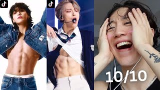 Rating KPOPs HOTTEST TikTok THIRST TRAP Edits  BTS Stray Kids Black Pink Ateez Wonho Hwasa [upl. by Horowitz]