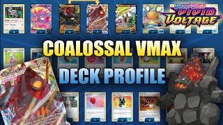 COALOSSAL VMAX DECK IS SUPER TANKY  Vivid Voltage Pokemon TCG [upl. by Eirrol885]