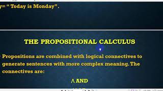 الذكاء الصناعي  Lecture 4 in AI The propositional and predicates calculus [upl. by Eesdnil]