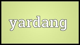 Yardang Meaning [upl. by Meares]