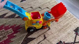 VTech PopaBalls Push amp Pop Bulldozer REVIEW [upl. by Enelav]