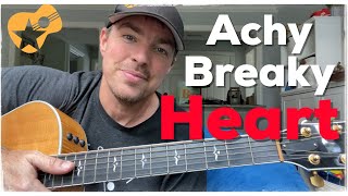 Achy Breaky Heart  Billy Ray Cyrus  Beginner Guitar Lesson [upl. by Tracay]