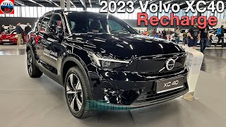 2023 Volvo XC40 Recharge Twin EV SUV  Visual REVIEW [upl. by Akeihsal835]