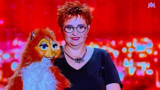 France a un incroyable talent 2023  Laeticia chanteuse ventriloque impressionne Marianne James [upl. by Ontina]