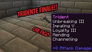 ABBIAMO FATTO IL TRIDENTE FINALE E  Minecraft Vanilla ep29 [upl. by Alvy]