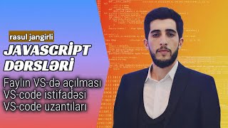 Visual Studio Code istifadəsi Faydalı VScode uzantıları  JavaScript Dərsləri  02 [upl. by Caron232]