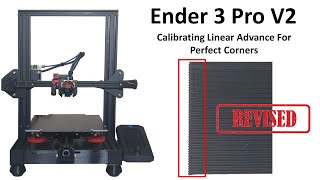 Ender 3 Pro V2 Miguels Professional Firmware Calibrating Linear Advance For Perfect Corners [upl. by Suixela171]