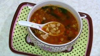 Barley amp Beans Soup Video Recipe Mid Winter Warming Soup by Bhavna [upl. by Constantino]