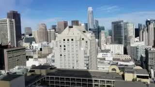 Hilton San Francisco Union Square Hotel Room Tour [upl. by Ettenotna]