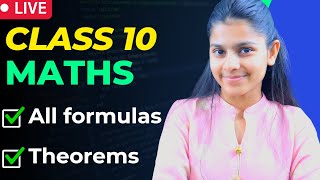 Class 10 All Math Formulas and Theorems in 1 VIDEO 🔥😱 Dont Miss This [upl. by Greenburg]