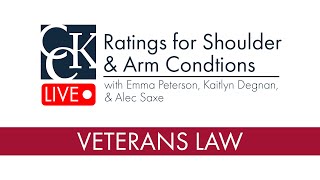 VA Disability Ratings for Shoulder and Arm Conditions [upl. by Karita]