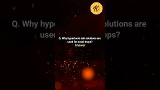 Hypertonic saline solution for nasal drop shorts youtubeshorts shortfeed shortvideo [upl. by Debbra]