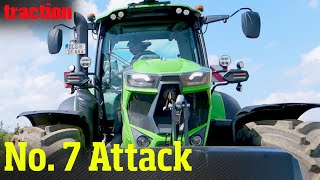 DeutzFahr 7250 TTV HD Number seven attack Tractor Review and Field Test [upl. by Maddis]