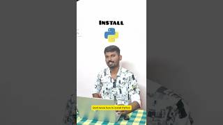 Python Tutorial for beginners in Tamil  3  install python pythontutorial [upl. by Buehrer]