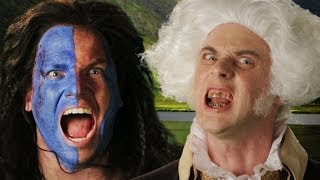 George Washington vs William Wallace Epic Rap Battles of History [upl. by Ethelbert]