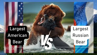 Big Fight Kodiak Bear vs Kamchatka Bear [upl. by Tucker889]