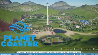 Planet Coaster complete tour in tropical [upl. by Aninnaig]