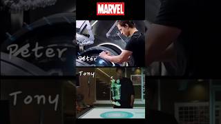 Tony Stark best dialogue🤔🕷️ spiderman tonystark marvel mcushorts mcuedit thinkpositive peter [upl. by Harras]