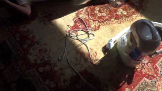 Spot Scrubber from Hoover Using it and testing it on a carpet to get rid of stains [upl. by Anon]