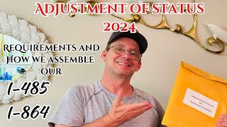 Requirements and how to assemble adjustment of statusI485 amp I864 AOS Adjustmentofstatus I864 [upl. by Anirtep846]