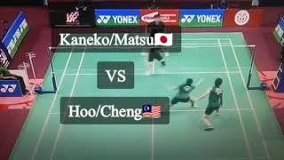 KanekoMatsu🇯🇵 vs HooCheng🇲🇾 21Semifinal Syed Modi India International 2023 [upl. by Kowatch]