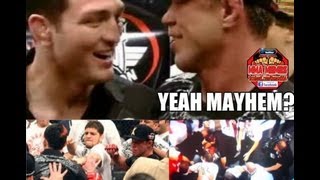 Mayhem Miller amp Jake Shields Brawl  Harlem Shake [upl. by Armallas371]