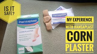 My experience with Hansaplast Corn Plaster Is it safe [upl. by Yxor130]