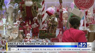 2023 Mistletoe Marketplace underway in Jackson [upl. by Pierrette]