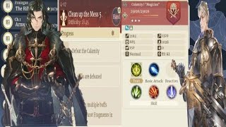 HOW TO DEFEAT CALAMITY ON CHAPTER 4 HARD STAGE 17 CLEAN UP THE MESS 5 WITH DANTALION amp AUGUSTE [upl. by Eiramanig541]