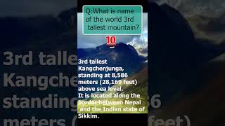 5 top tallest mountain Kanchenjunganature mountains adventure tallestmountains [upl. by Grove423]