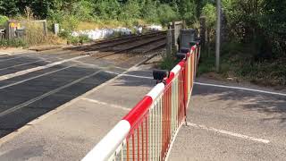 Betchworth Station Level Crossing Surrey Thursday 26072018 [upl. by Asirram569]