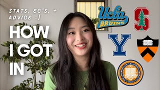 HOW I GOT INTO YALE STANFORD PRINCETON amp UCLABERKELEY  your onestop guide to everything college [upl. by Boigie796]