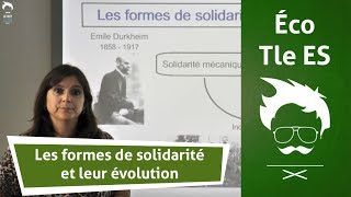 Économie  Terminale  BAC  Les formes de solidarité et leur évolution [upl. by Assened]