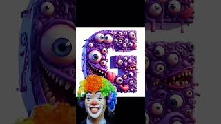 Alphabet lore monster with clown [upl. by Nydnarb277]