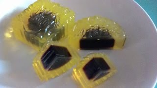 学做金光闪闪仙草燕菜月饼 Grass jelly mooncake tutorial [upl. by Evangelia612]