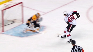 Karlsson’s hail mary springs Hoffman who fools Rask [upl. by Eppie]