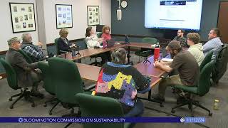 Bloomington Commission on Sustainability November 12 2024 [upl. by Ahab]