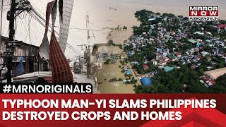 Typhoon ManYi Makes Landfall In Philippines Half A Million Evacuated  WATCH [upl. by Yerhcaz397]